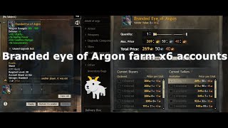 Branded eye of Argon farm 6 account multibox Guildwars 2 [upl. by Luana]