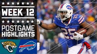 Jaguars vs Bills  NFL Week 12 Game Highlights [upl. by Bondie]