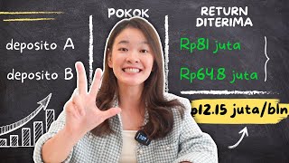 Hidup dari BUNGA DEPOSITO BANK Butuh Modal Berapa😱 [upl. by Ellenwad]