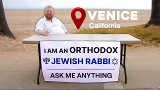 Jewish Rabbi Answers Tough Questions On The Street [upl. by Aruasor]