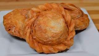 Mauritian Cuisine How to make Mawa Samosa recipe [upl. by Kinnard730]