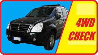 ✅⚠️SSANGYONG REXTON 2004⚠️FALLO MOTOR 4X4 4WD CHECK Código Motor D27DT 665925 DTC P1850 [upl. by Yboc]