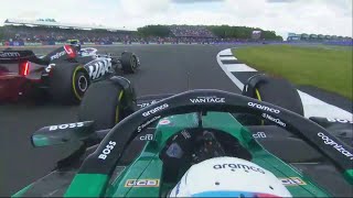 Hulkenberg pulls the best overtake of the race while casually talking to his engineer on damp track [upl. by Nodnalb551]