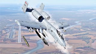 A10A Late Warthog Close Air Support in Ground RB Mode War Thunder [upl. by Calore434]