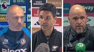 Ten Hags Final Press Conference  Reactions from Arteta Slot and MORE [upl. by Darbie434]