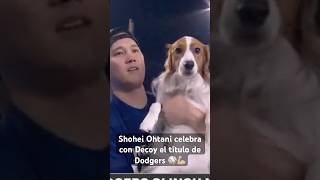 SHOHEI OHTANI CELEBRA con DECOY su TÍTULO con DODGERS en la DIVISIÓN OESTE de la LIGA NACIONAL MLB [upl. by Haila121]