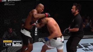 UFC Fight Night  Robert Whittaker vs Jacare Souza FIGHT HIGHLIGHTS [upl. by Leihcim]