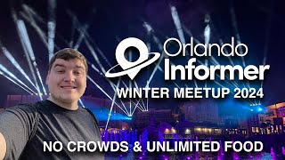 No Wait Times Unlimited Food amp Drinks at Orlando Informer Meetup Winter 2024  Universal Orlando [upl. by Mariya]