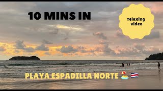 10 MINS IN PLAYA ESPADILLA NORTE COSTA RICA 🇨🇷 [upl. by Oiramat]