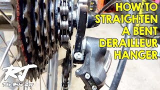 How To StraightenAlign A Bent Derailleur Hanger [upl. by Tertia329]