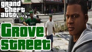 Grand Theft Auto V GTA 5  Геймплей  GROVE STREET [upl. by Buckels449]