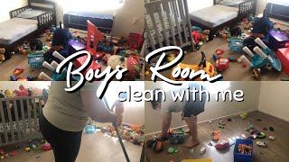 CLEAN WITH ME BOYS ROOM REFRESH MOTIVATION CLEANING [upl. by Leopoldeen]