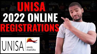 UNISA 2022 Registrations  How to register at UNISA online [upl. by Adnaloj]