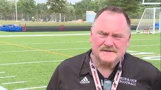 Sherwood Haydock full interview at Wayne Generals football practice on 8624 [upl. by Bodnar157]