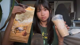 ASMR chocolates and latte [upl. by Arakaj134]