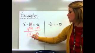 25 Solving Equations with Integers [upl. by Anett]