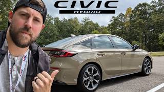 TESTED The 2025 Honda Civic Hatch proves HYBRIDS can be fun to drive RIP Prius [upl. by Zetana]