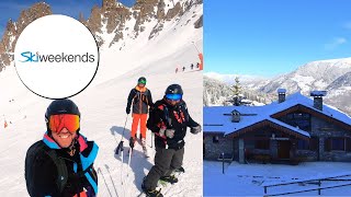 COURCHEVEL SKIING  A SKIWEEKENDS REVIEW  CHALET MOURIA [upl. by Nnylyt]