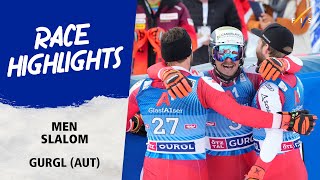 Highlights Men Slalom Gurgl 2023  Audi FIS Alpine World Cup 2324 [upl. by Hedvige438]