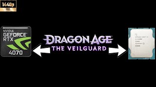 Dragon Age Veilguard 1440p MAX SETTINGS RTX 4070  i513400f [upl. by Dumah]