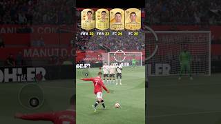 Ronaldos Free Kick Evolution FIFA 22  EAFC 25 [upl. by Kennard]