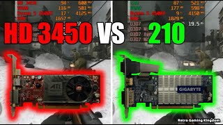 Radeon HD 3450 vs GeForce 210 Test In 9 Games No FPS Drop  Capture Card [upl. by Schmidt]