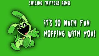 ASMR Hoppy Hopscotch tries to do hopping with you comfort audio smiling critters roleplay [upl. by Rosel458]