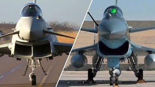 PAF J10C Dragon Flying Against Qatari Eurofighter Jets in ZilzalII Exercise [upl. by Nehte]