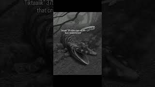 Jurassic scream quotTiktaalik the ancient creaturequotyoutubeshorts animals dinosaur scary [upl. by Nnayelsel]