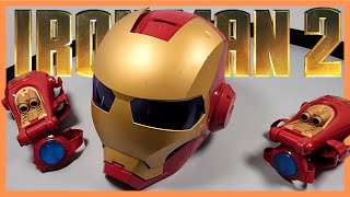 Hasbro Marvel Iron Man Deluxe Electronic Talking Helmet 2010 [upl. by Evot]