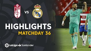 Highlights Granada CF vs Real Madrid 12 [upl. by Teresa]