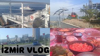 HAFTA SONU VLOG İZMİR  karşıyaka  güzelbahçe  balçova  bostanlı  kahvaltı  teleferik  feribot [upl. by Siclari]