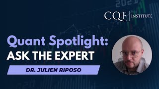 Quant Spotlight  Career Journey of a Quant Researcher  Dr Julien Riposo [upl. by Alleinad497]