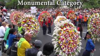 Medellin Colombia Flower Parade Desfile de Silleteros at the Feria de las Flores Flower Festival [upl. by Eltsyek]