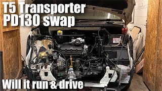 T5 Transporter PD130 ASZ swap will it run amp drive  Ep2 [upl. by Rednav]