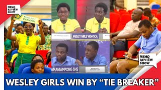 Painful 😭💔 Wesley Girls Eliminated Amanianpong Through A “TIE BREAKER” NSMQ 2024 [upl. by Sucramrej]