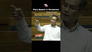 Fiery Speech in Parliament  Gaurav Gogai  PM Modi  Rahul shorts [upl. by Maury]