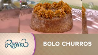 Aprenda a fazer um delicioso BOLO CHURROS para o seu café da tarde [upl. by Schweitzer]