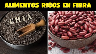 ✅ 8 Alimentos Ricos en Fibra ideales para el estreñimiento y reducir la ingesta de calorías [upl. by Akemak]