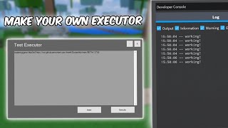 NEW Tutorial How To Make A Roblox Executor For PC Works In Any Game  No Emulator 2024 [upl. by Pleione404]