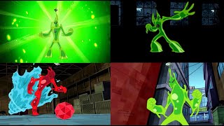 Ben 10 All GoopMuckAMuck Transformations [upl. by Lachus]