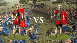 ROME TOTAL WAR REMASTERED Hastati VS Auxilia [upl. by Anirb]