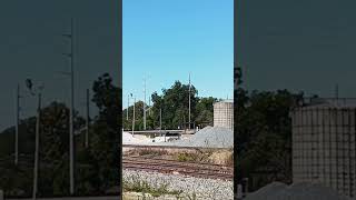 train railfan csxrailroad csxtransportation CSX 732 leads CSX M515 in Cordele GA [upl. by Vannie]