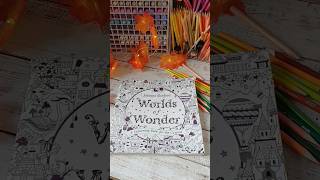 Coloring book Johanna Basford Worlds of Wonder  juicy pages ❤️❤️ johannabasford brutfuner [upl. by Shererd]