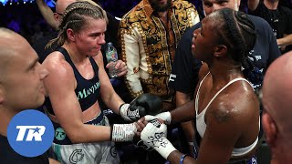 Claressa Shields Says She Beat Marshall With One Eye Marshall Wants Rematch  POSTFIGHT INTERVIEW [upl. by Eceinwahs]