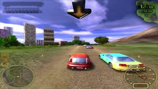 City Racing Old Freeware PC Gameplay 1080p HD [upl. by Ahsinra651]