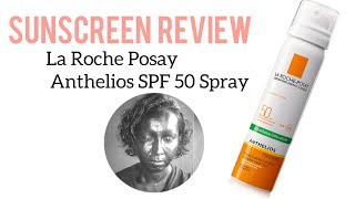 La RoChe Posay Anthelios SpF 50 spray review under uv camera [upl. by Ginny]