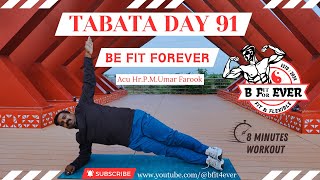 TABATA DAY 91100 DAYS CHALLENGE by Acu HrPMUmar Farook bfit4ever be fit for ever [upl. by Dylane]