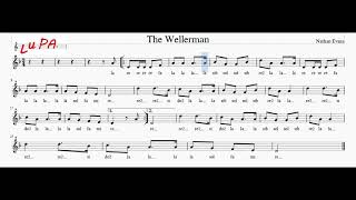 The wellerman  Karaoke  Flauto dolce  Spartito  Note  Instrumental  Musica [upl. by Koressa325]