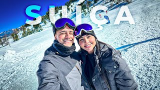 VLOG NA SUIÇA Primeira vez na NEVE  ft Tainá Gabepeixe e Fer [upl. by Rezeile745]